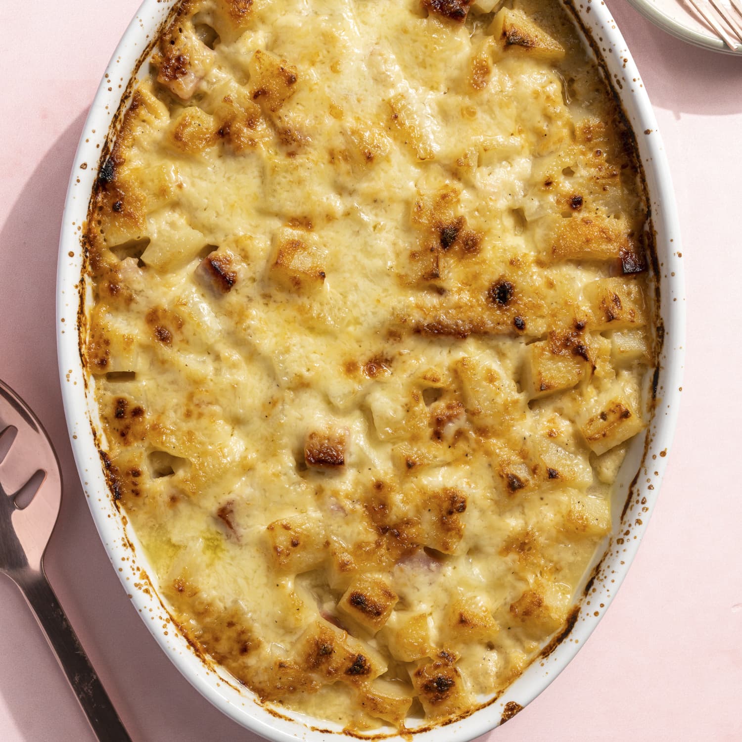 Ham and cheese shop casseroles